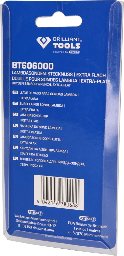 Produktbild 3/8" Lambdasonden-Stecknuss, extra flach bild 4