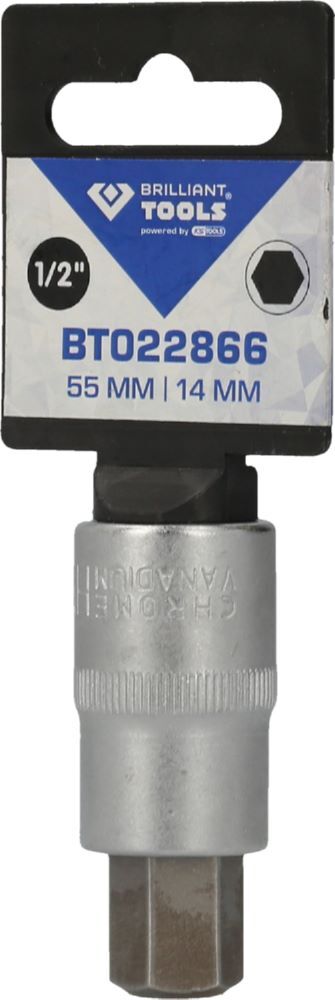 Produktbild 1/2" Innensechskant Bit-Stecknuss, 55 mm lang, 14 mm bild 3