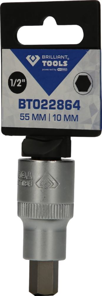 Produktbild 1/2" Innensechskant Bit-Stecknuss, 55 mm lang, 10 mm bild 3