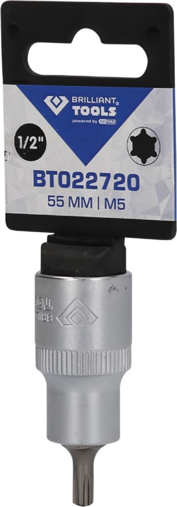 Produktbild 1/2" RIBE-Bit-Stecknuss, 55 mm lang, M5 bild 3