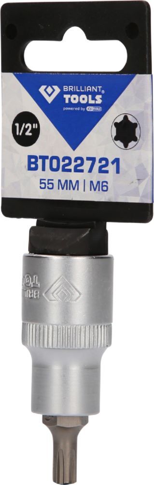 Produktbild 1/2" RIBE-Bit-Stecknuss, 55 mm lang, M6 bild 3