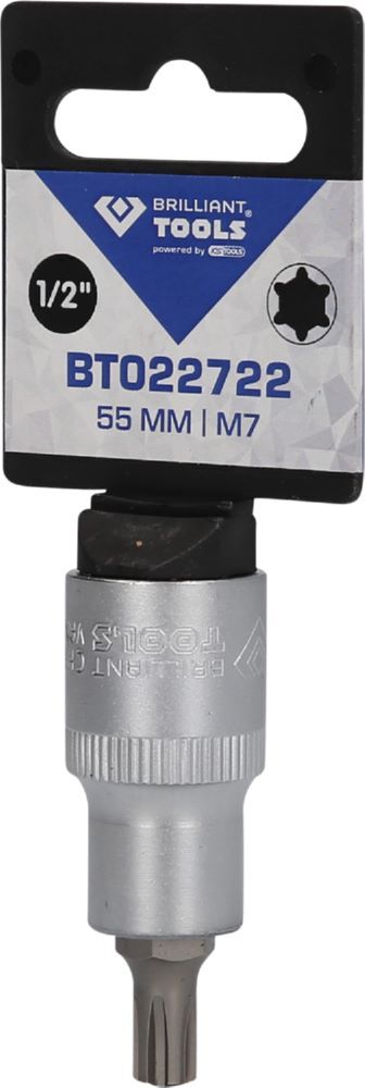 Produktbild 1/2" RIBE-Bit-Stecknuss, 55 mm lang, M7 bild 3