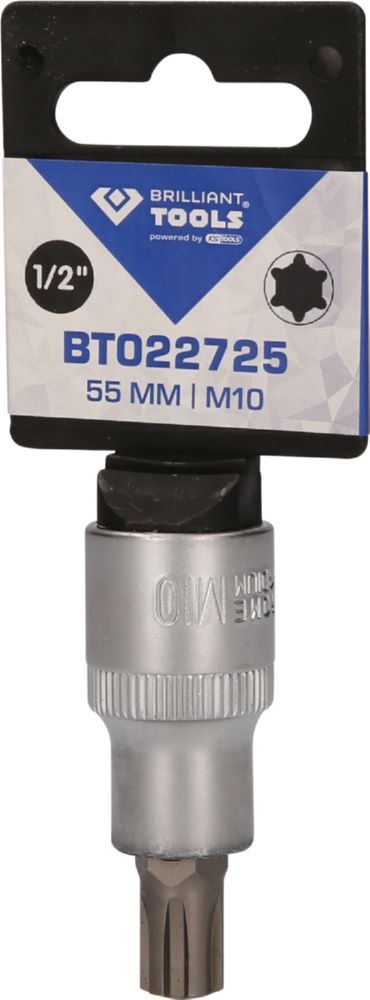 Produktbild 1/2" RIBE-Bit-Stecknuss, 55 mm lang, M10 bild 3