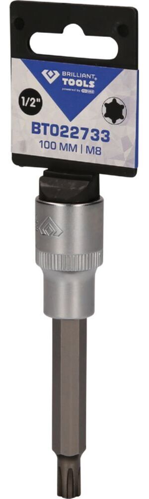 Produktbild 1/2" RIBE-Bit-Stecknuss, 100 mm lang, M8 bild 3