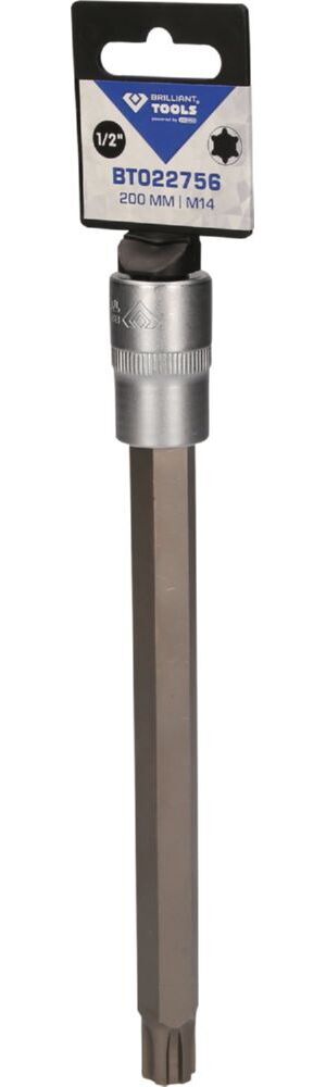 Produktbild 1/2" RIBE-Bit-Stecknuss, 200 mm lang, M14 bild 3