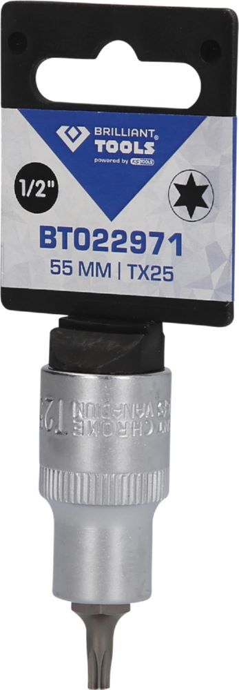 Produktbild 1/2" Torx-Bit-Stecknuss, 55 mm lang, T25 bild 3