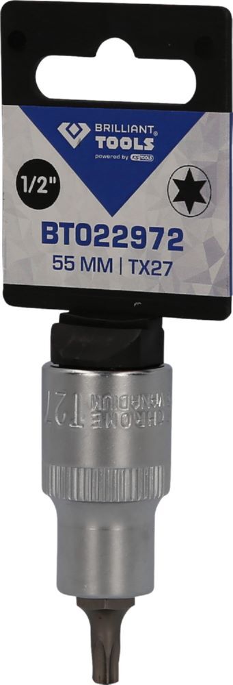 Produktbild 1/2" Torx-Bit-Stecknuss, 55 mm lang, T27 bild 3