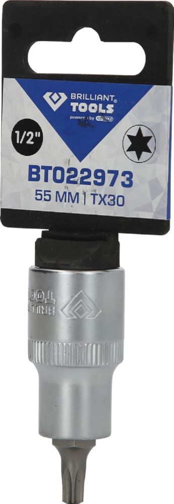 Produktbild 1/2" Torx-Bit-Stecknuss, 55 mm lang, T30 bild 3