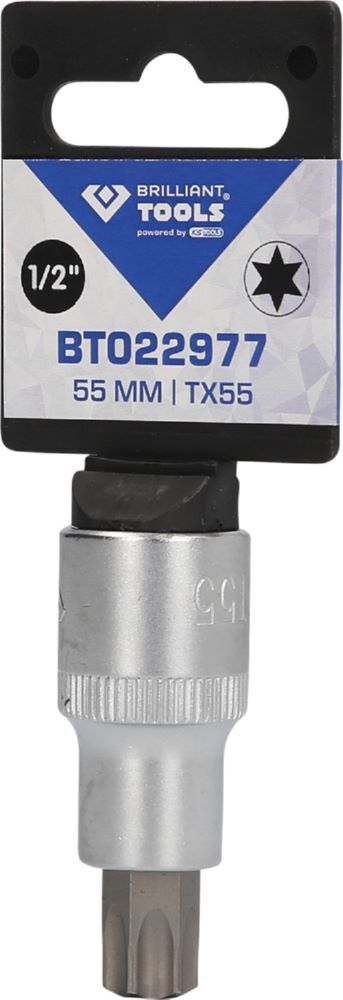 Produktbild 1/2" Torx-Bit-Stecknuss, 55 mm lang, T55 bild 3