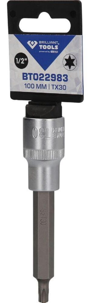 Produktbild 1/2" Torx-Bit-Stecknuss, 100 mm lang, T30 bild 3