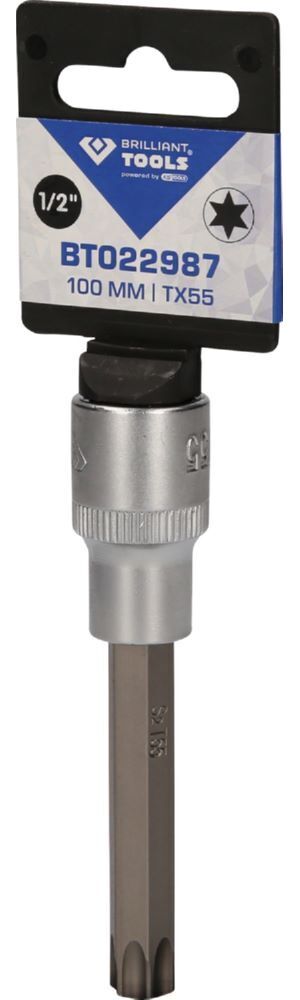 Produktbild 1/2" Torx-Bit-Stecknuss, 100 mm lang, T55 bild 3