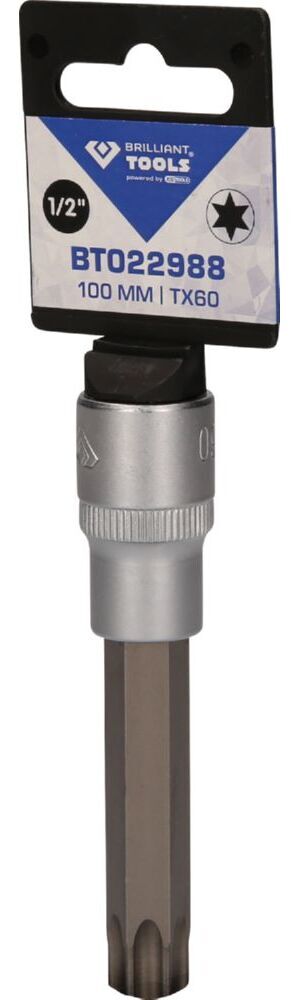 Produktbild 1/2" Torx-Bit-Stecknuss, 100 mm lang, T60 bild 3