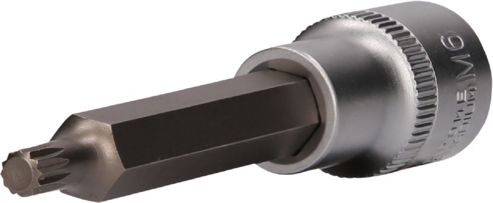 Produktbild Brilliant Tools Vielzahn Bit Stecknuss 1/2 Zoll 100 mm lang M6