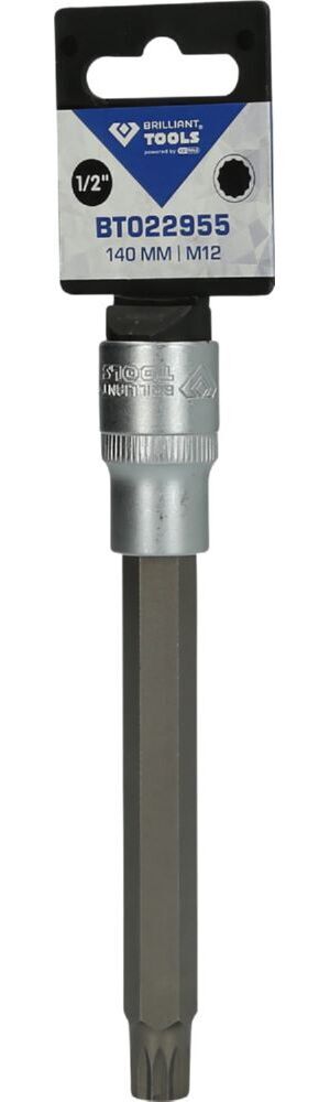 Produktbild 1/2" Vielzahn-Bit-Stecknuss, 140 mm lang, M12 bild 3