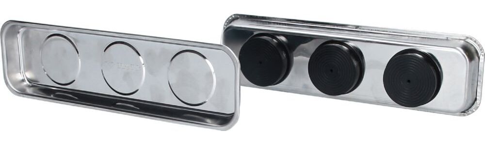 Produktbild Magnetisches Tablett / Schale-Set aus Edelstahl 65 x 226 mm, 2-tlg bild 2