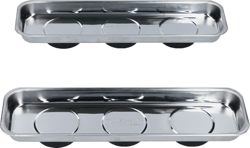 Produktbild Magnetisches Tablett / Schale-Set aus Edelstahl 65 x 226 mm, 2-tlg bild 4