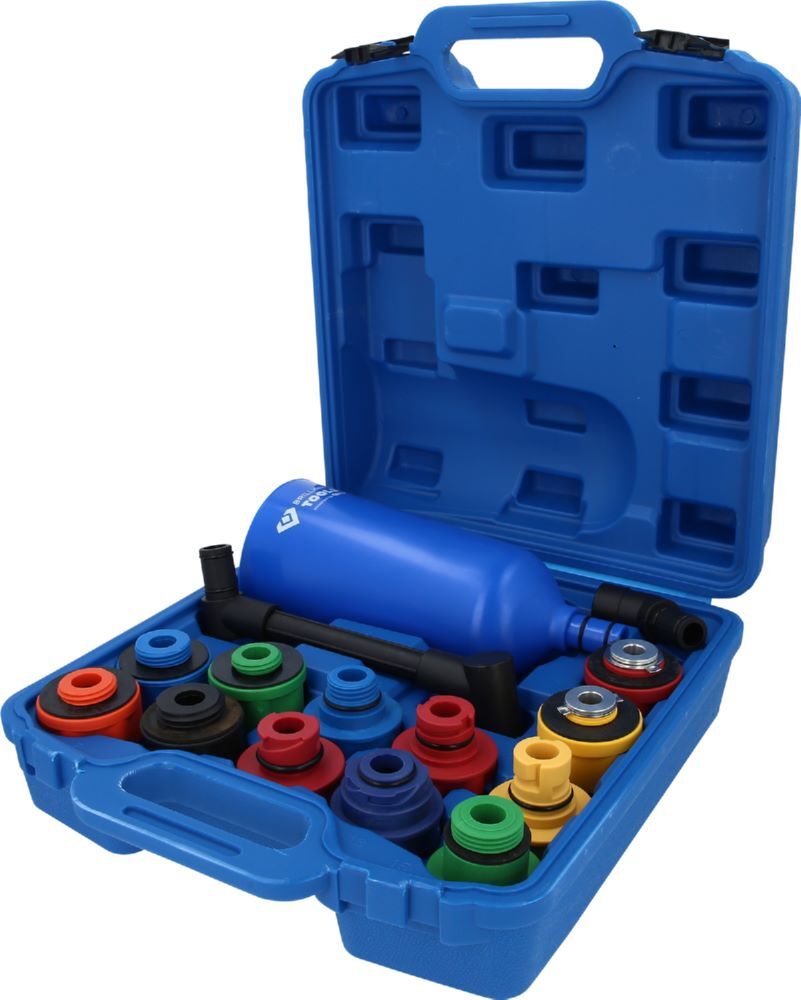 Produktbild Brilliant Tools MASTER Öl Einfülltrichter Satz mit drehbarem Winkelarm 15 teilig