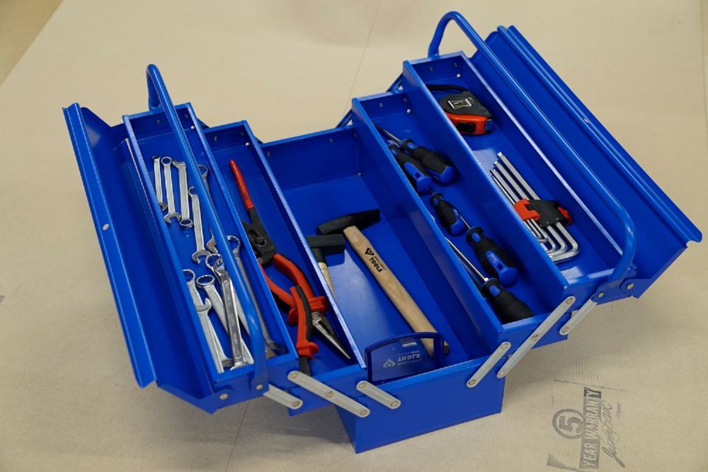 Produktbild Metall-Werkzeugkasten, klappbar bild 6