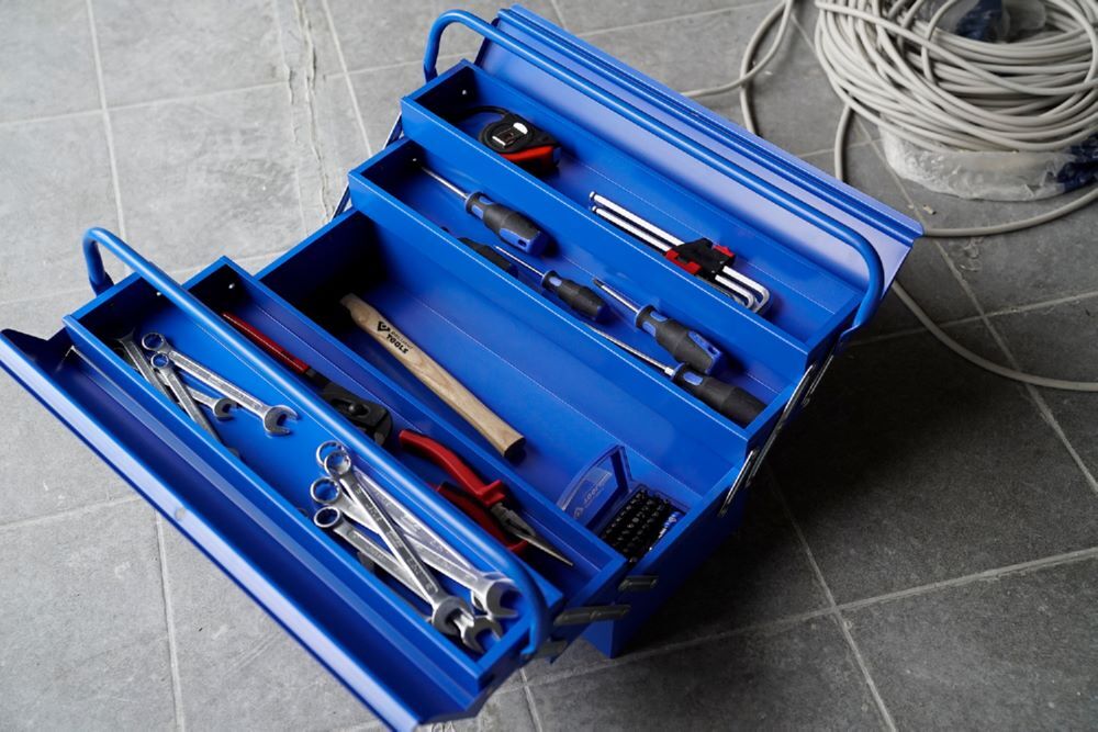 Produktbild Metall-Werkzeugkasten, klappbar bild 8