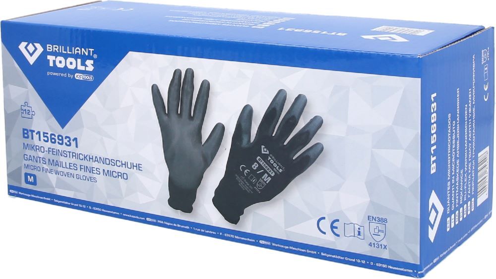 Produktbild Mikro-Feinstrickhandschuhe, Größe 8 / M bild 3