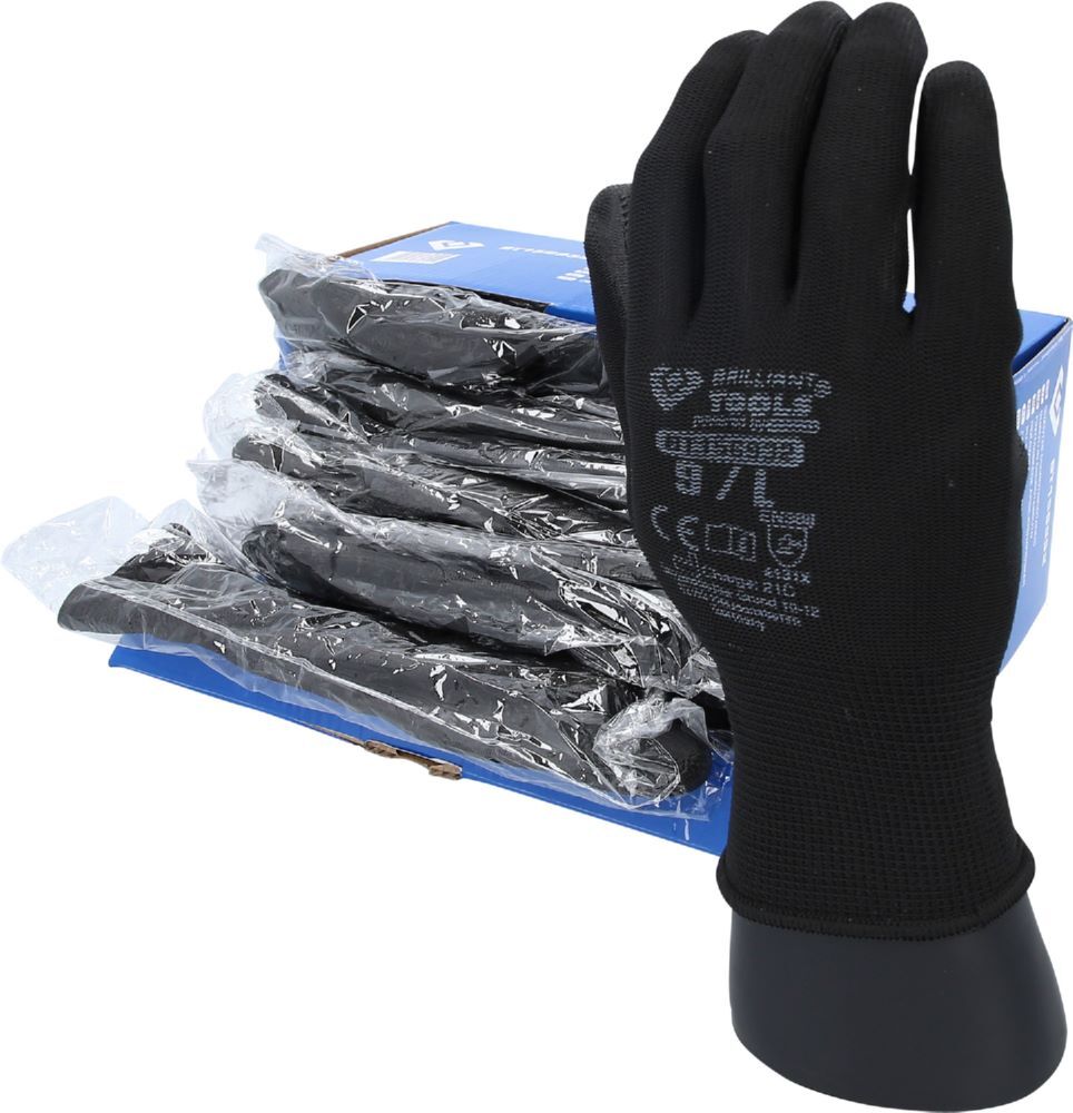 Produktbild Brilliant Tools Mikro Feinstrickhandschuhe Größe 9 / L
