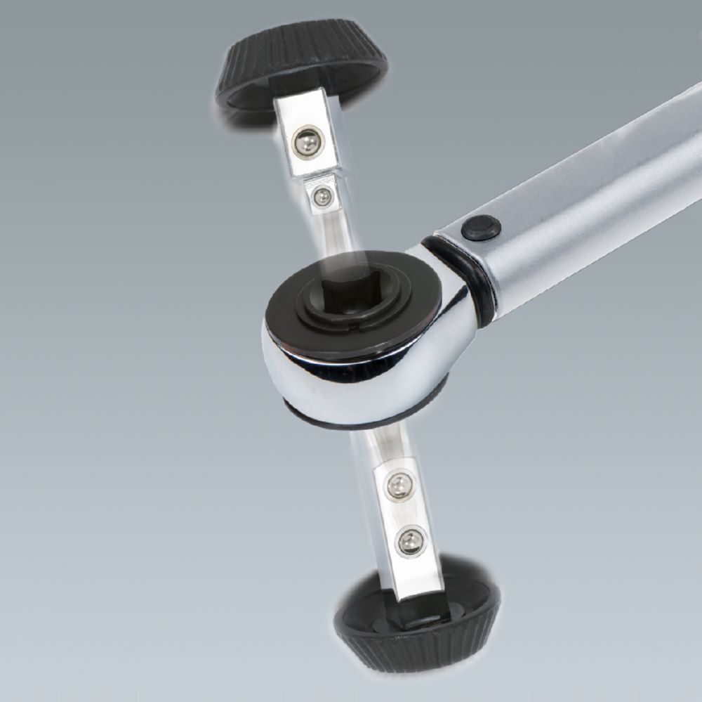 Produktbild 1/2" Drehmomentschlüssel mit Drehknopf-Umsteck-Ratschenkopf, 20 - 200 Nm bild 7