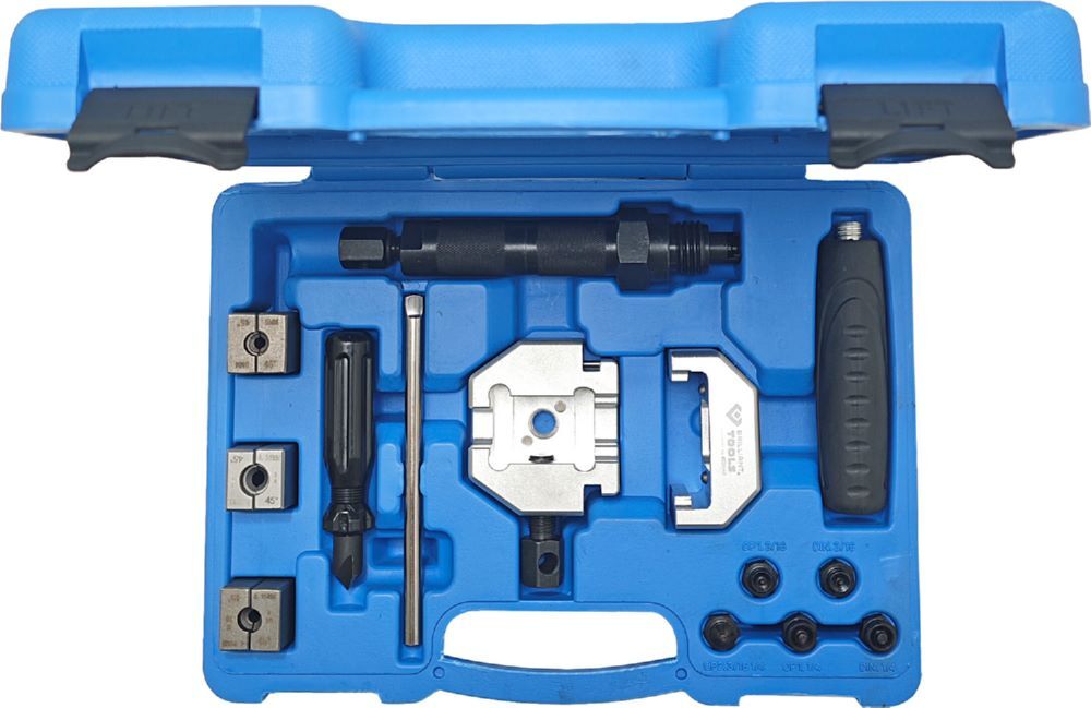 Produktbild Brilliant Tools Universal Bremsleitungs Bördelgerät Satz mit Hydraulik Spindel 16 teilig