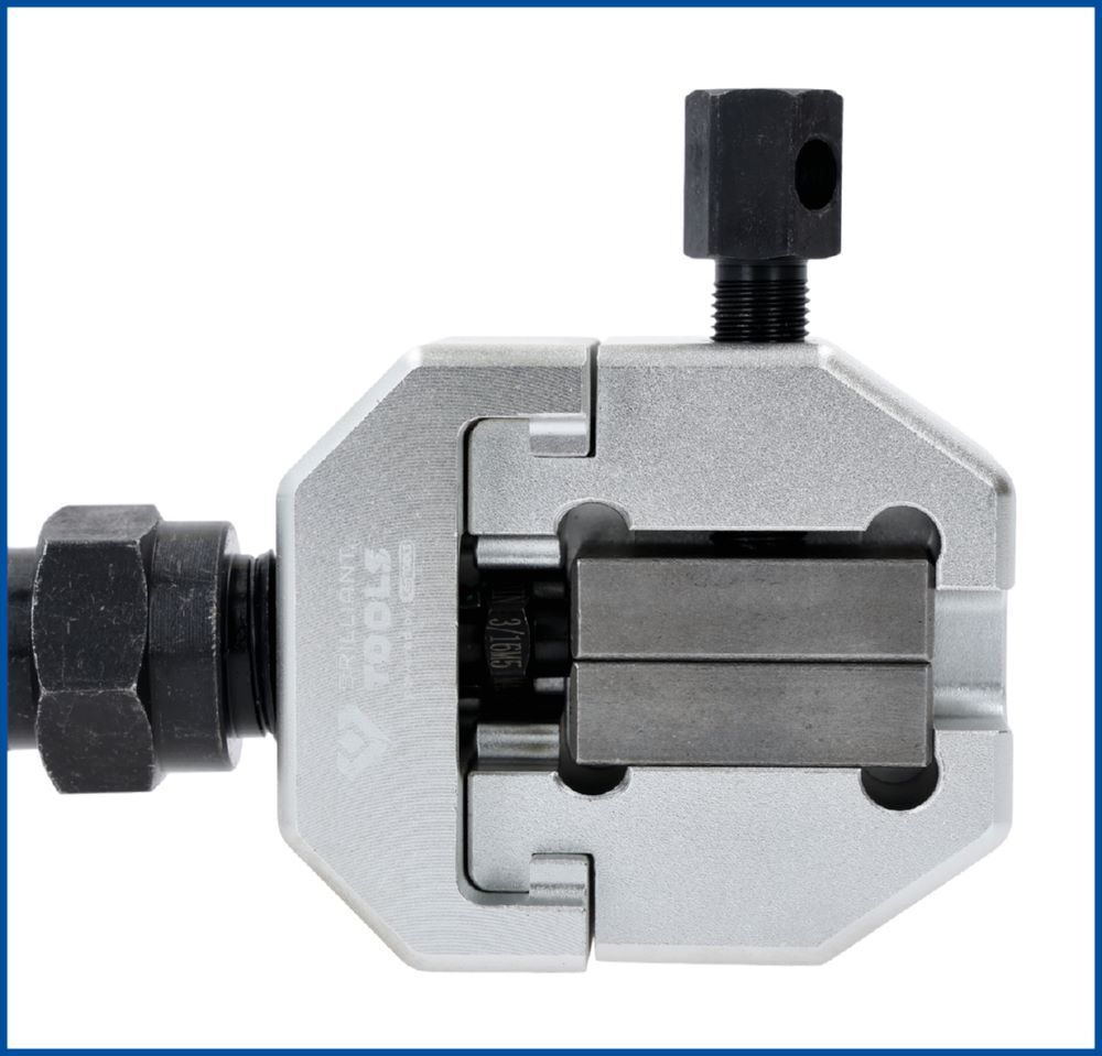 Produktbild Universal-Bremsleitungs-Bördelgerät-Satz mit Hydraulik-Spindel, 16-tlg bild 5