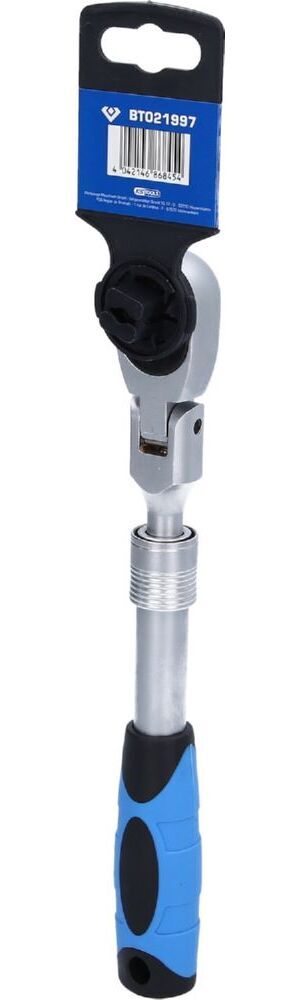 Produktbild 3/8" Teleskop-Umschaltknarre mit flexibelem Kopf (250 - 350 mm) bild 5