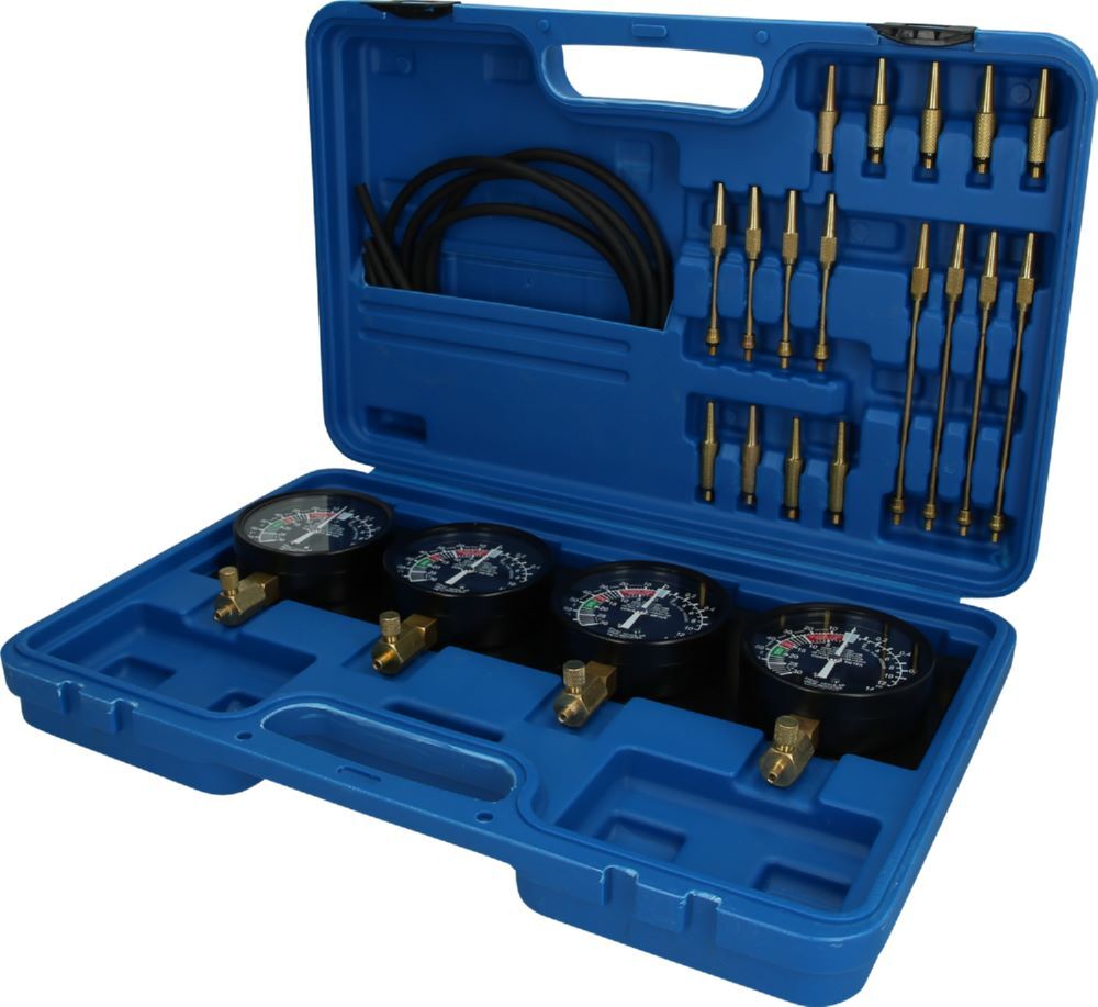 Produktbild Brilliant Tools Synchron Vergaser Testgerät mit 4 Synchronuhren 26 teiig