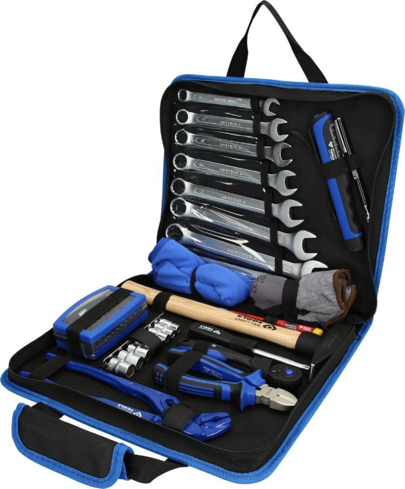 Produktbild Brilliant Tools Universal Werkzeug Satz in Nylontasche 58 teilig