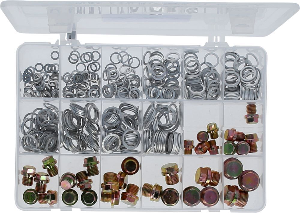 Produktbild Ölablassschrauben und Dichtungen-Sortiment, 534-tlg bild 2