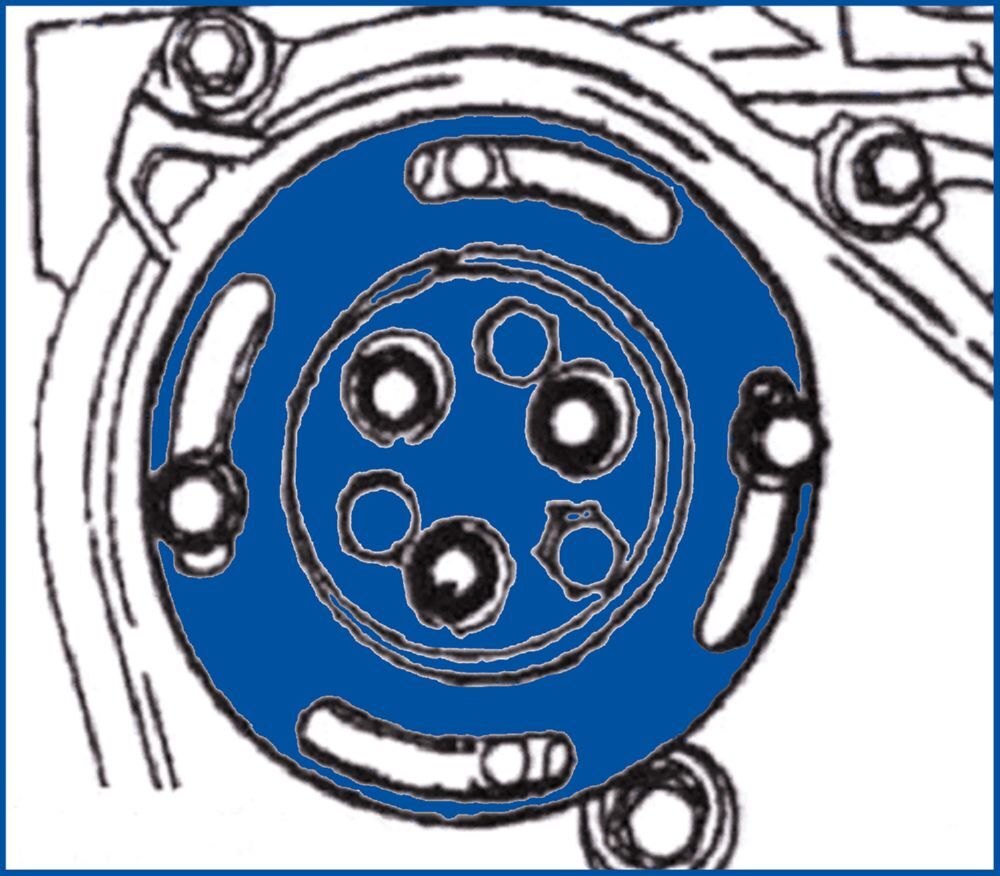Produktbild Wasserpumpen-Fixierwerkzeug für Opel bild 4