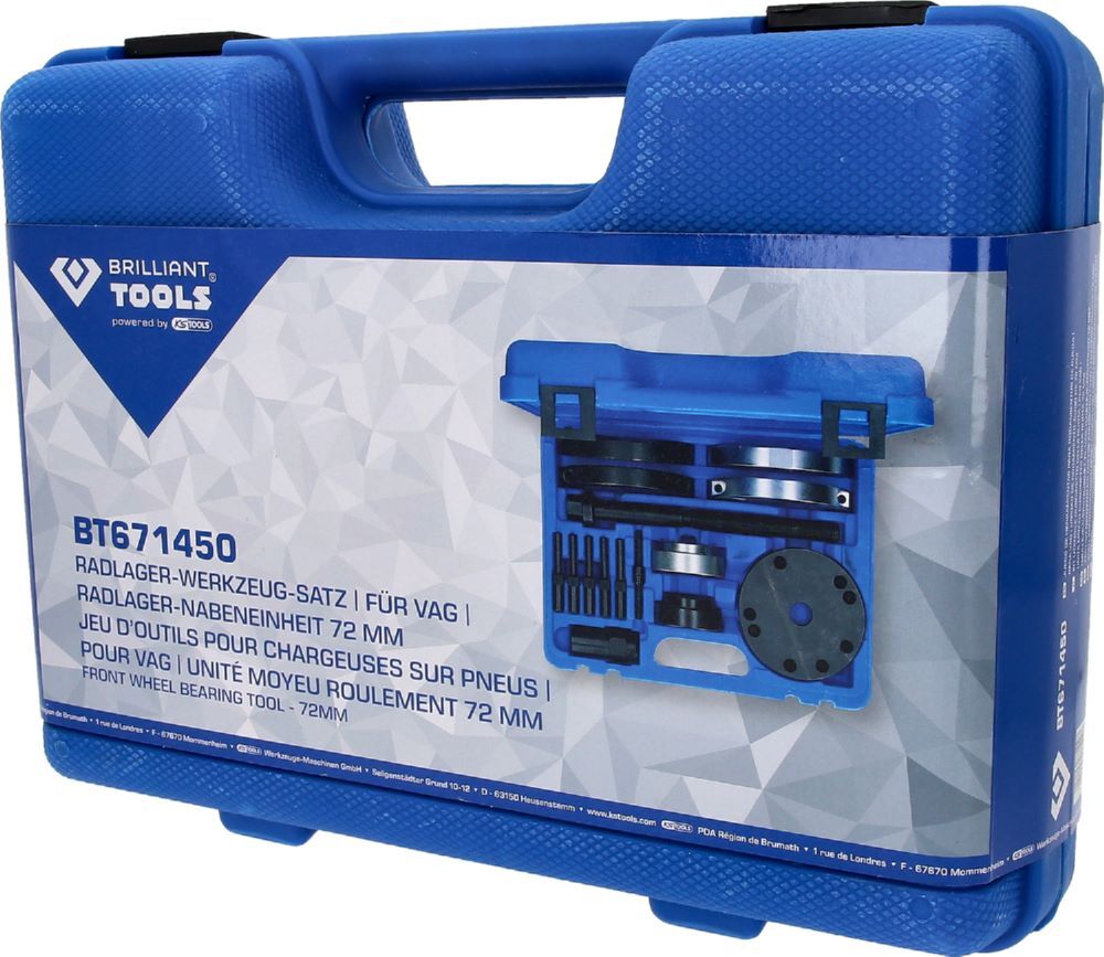Produktbild Radlager-Werkzeug-Satz, für VAG, Radlager-Nabeneinheit 72 mm bild 6