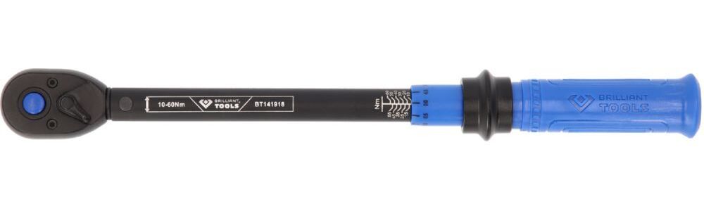 Produktbild Brilliant Tools Ratschen Drehmomentschlüssel umschaltbar 10-60 Nm 3/8 Zoll
