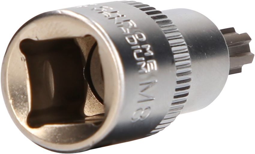 Produktbild 1/2" RIBE-Bit-Stecknuss, 55 mm lang, M8 bild 2