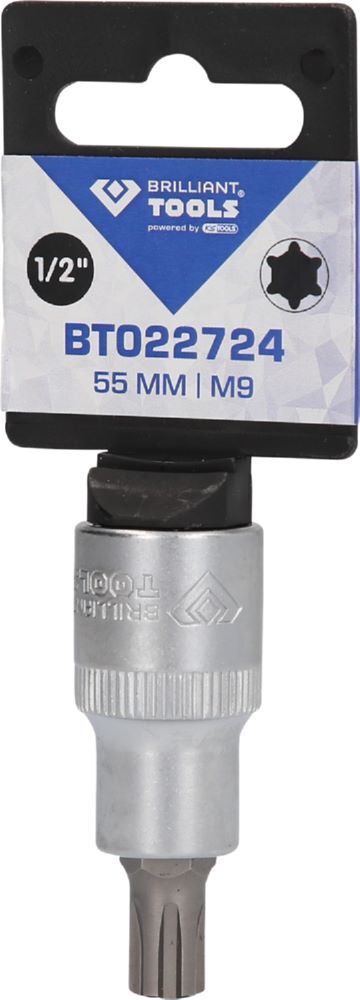 Produktbild 1/2" RIBE-Bit-Stecknuss, 55 mm lang, M9 bild 3