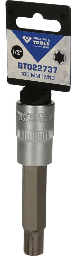 Produktbild 1/2" RIBE-Bit-Stecknuss, 100 mm lang, M13 bild 3