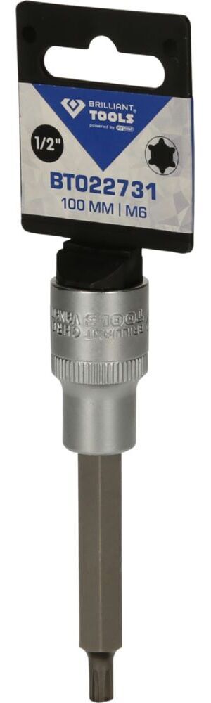Produktbild 1/2" RIBE-Bit-Stecknuss, 100 mm lang, M6 bild 3