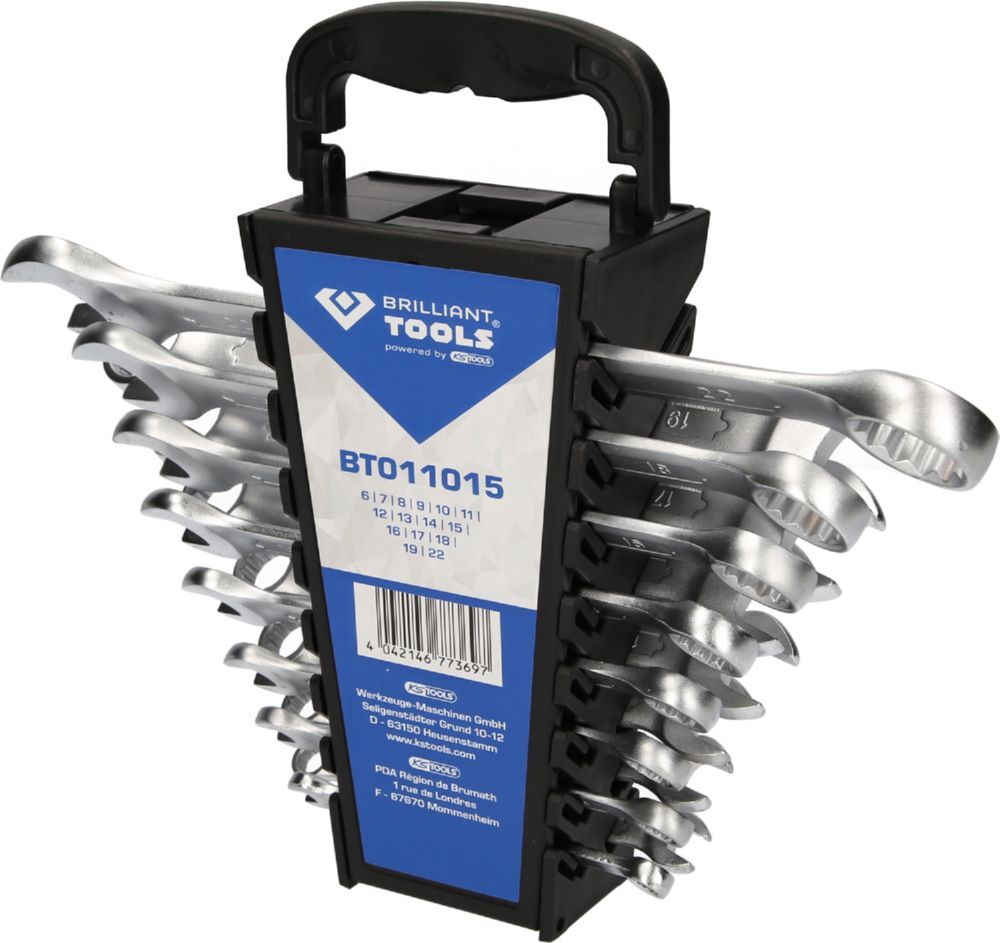 Produktbild Brilliant Tools Ring Maulschlüssel Satz 15 teilig