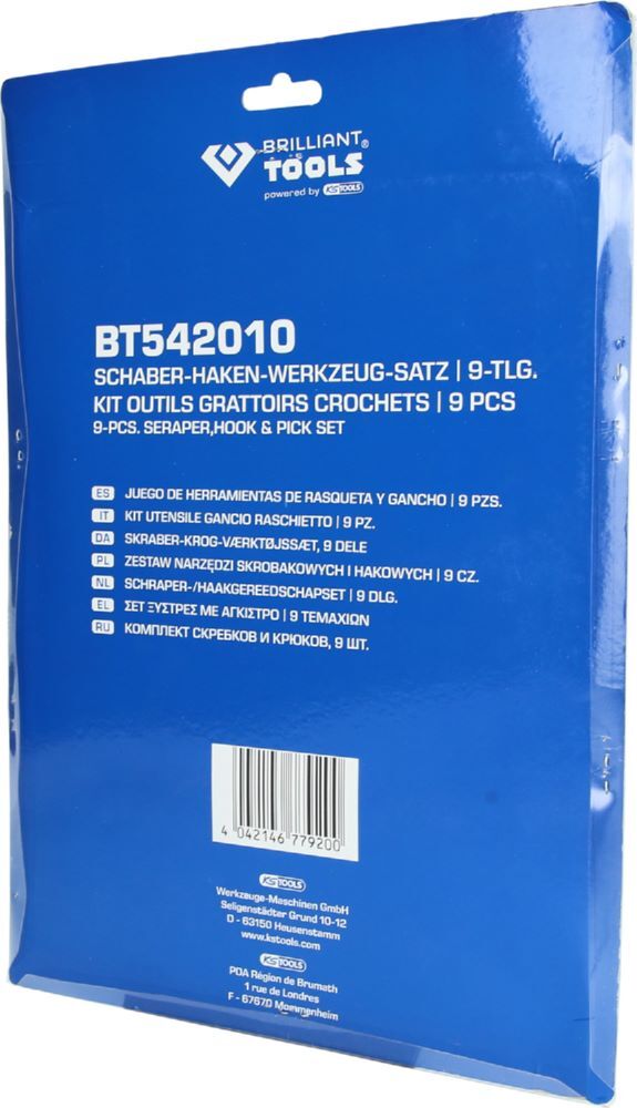 Produktbild Schaber-Haken-Werkzeug-Satz, 9-tlg bild 6