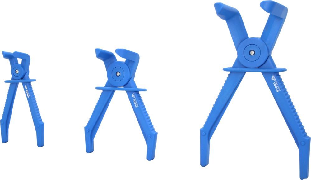 Produktbild Brilliant Tools Schlauch Abklemm Zangen Satz 90 Grad abgewinkelt 3 teilig