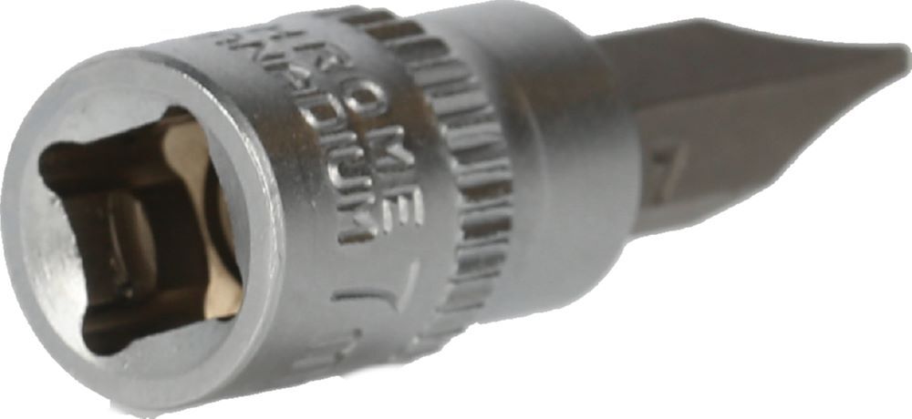Produktbild 1/4" Schlitz Bit-Stecknuss, 1,2 x 7 mm bild 2