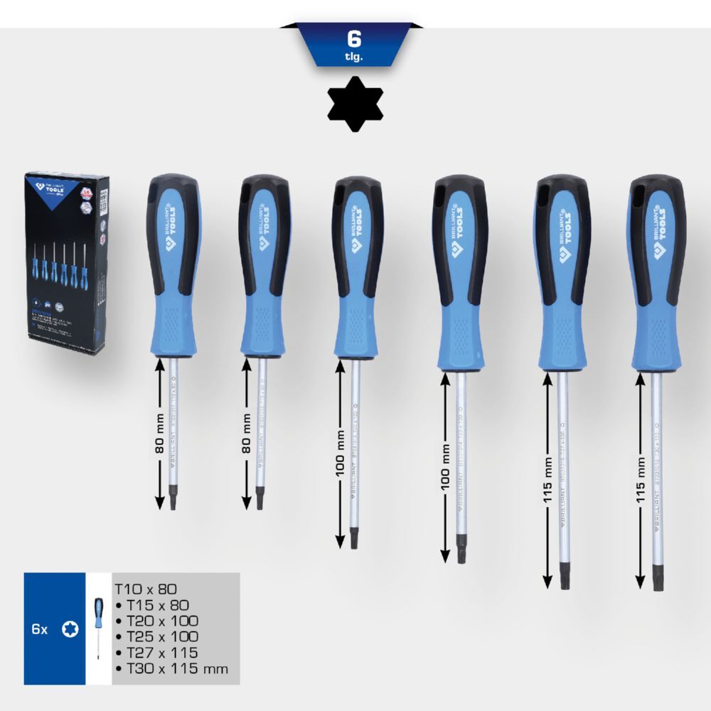 Produktbild Schraubendreher-Satz, 6-tlg, TORX bild 2