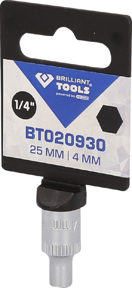 Produktbild 1/4" Sechskant-Stecknuss, 4 mm bild 3
