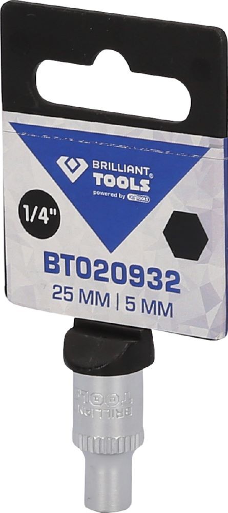 Produktbild 1/4" Sechskant-Stecknuss, 5 mm bild 3