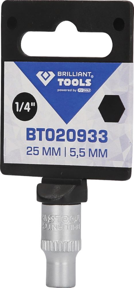 Produktbild 1/4" Sechskant-Stecknuss, 5,5 mm bild 3