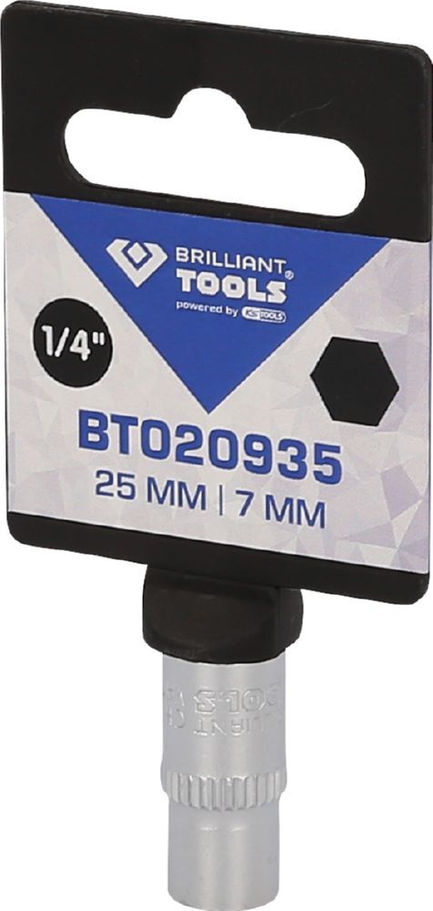 Produktbild 1/4" Sechskant-Stecknuss, 7 mm bild 3