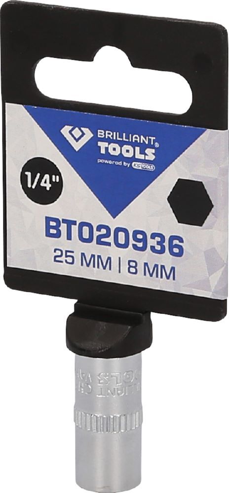 Produktbild 1/4" Sechskant-Stecknuss, 8 mm bild 3