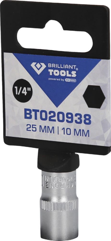 Produktbild 1/4" Sechskant-Stecknuss, 10 mm bild 3